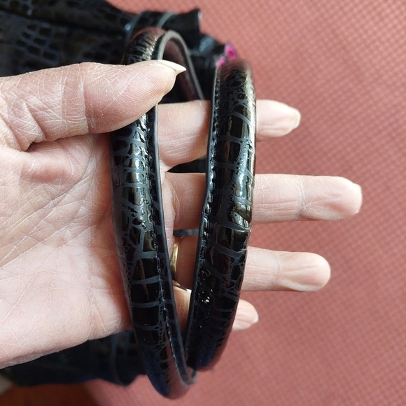 Fiorelli Black Mock-Croc Shoulder Bag - Picture 5 of 15